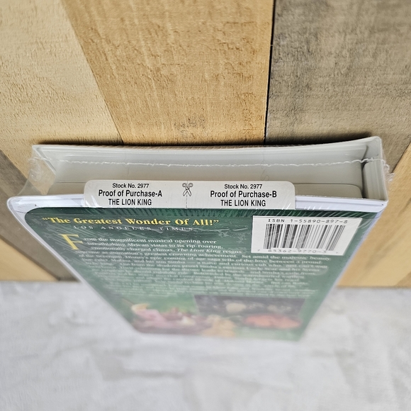 The Lion King VHS New and Sealed - Picture 6 of 8